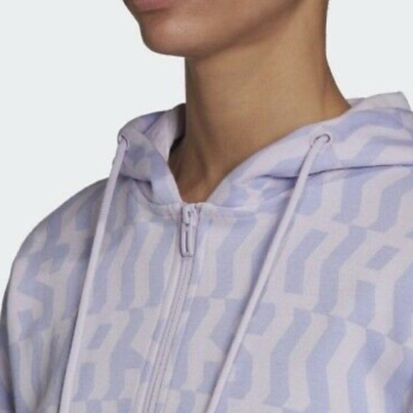 Adidas Multi-sport Jacket Purple Tint Size Small NWT’s - Picture 10 of 10